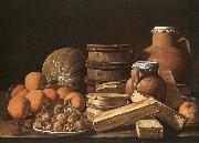 MELeNDEZ, Luis Still-Life with Oranges and Walnuts china oil painting reproduction